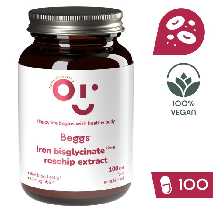 BEGGS Iron bisglycinate 20mg (100g)