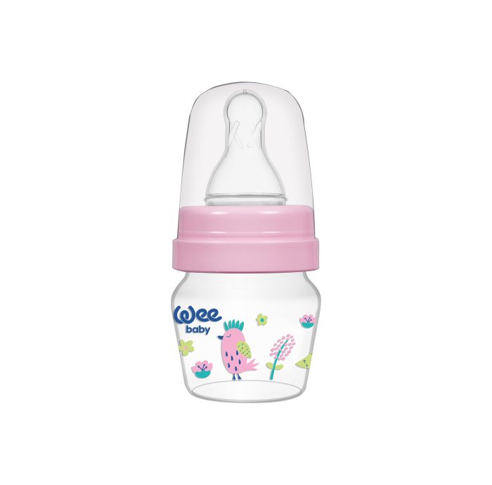 WEE BABY Mini butelka do karmienia PP 30ml różowa