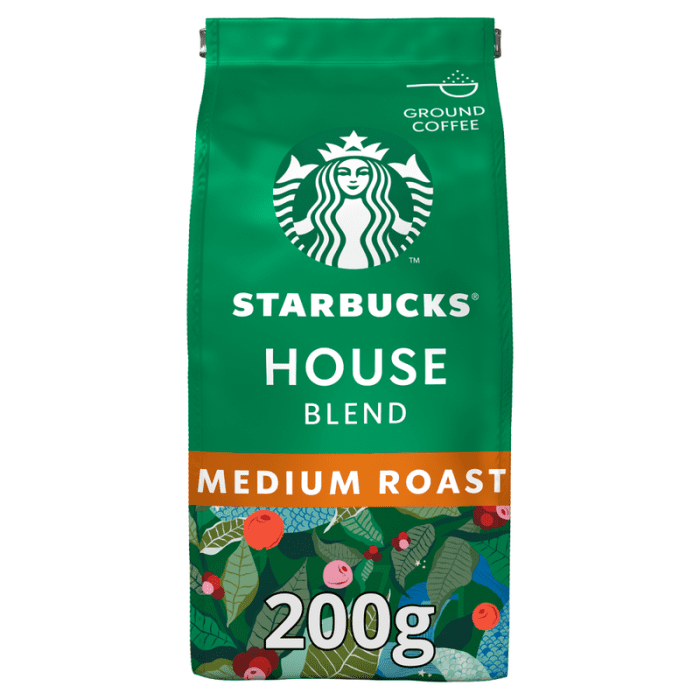 Starbucks house blend ground 200g kd