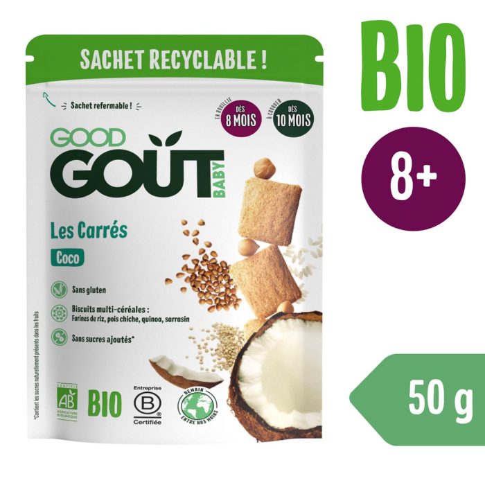Good gout kostki kokosowe bio, 50g
