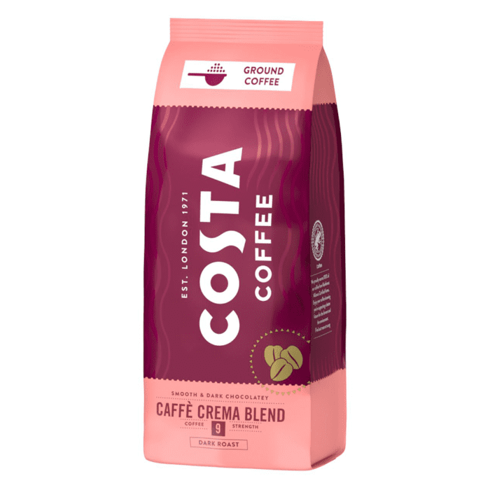 Costa coffee kawa mielona at home crema