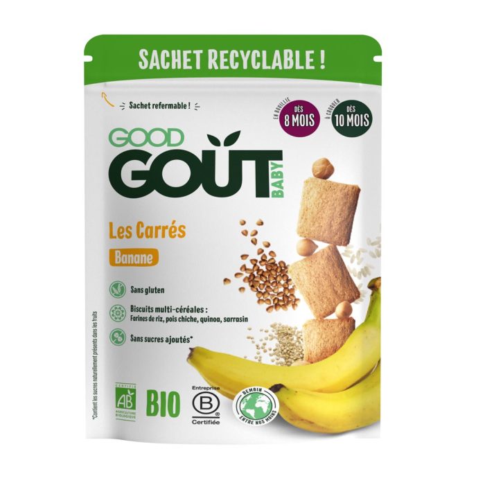 Good gout kostki bananowe bio, 50g