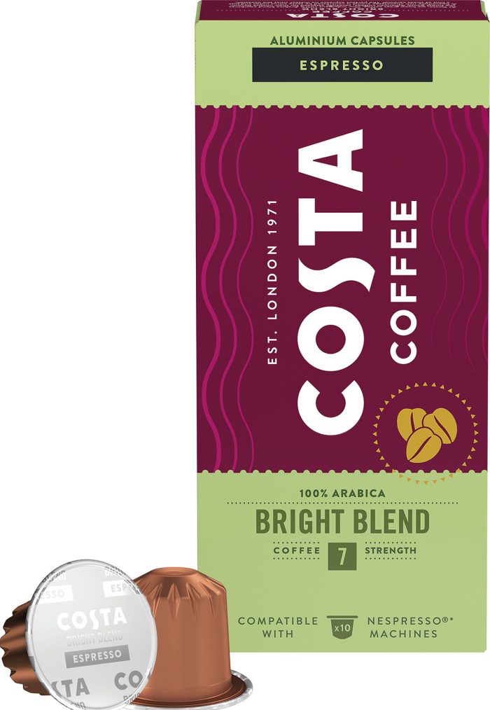 COSTA COFFEE Kapsułki Nespresso Bright Blend