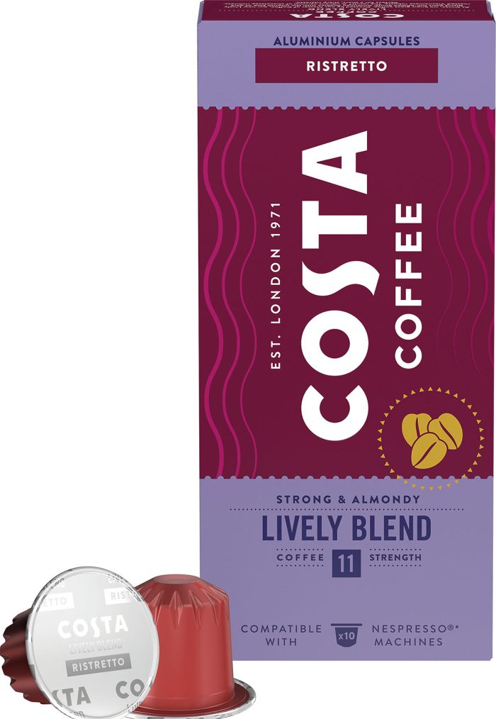 COSTA COFFEE Kapsułki Nespresso Lively Blend