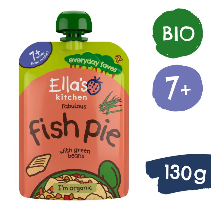 Ella's Bio Łosoś z warzywami, 130g