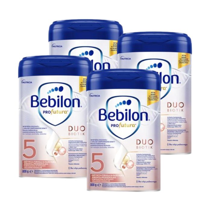 BEBILON Profutura DUOBIOTIK 5 Mleko dla przedszkolaka, 4x800g