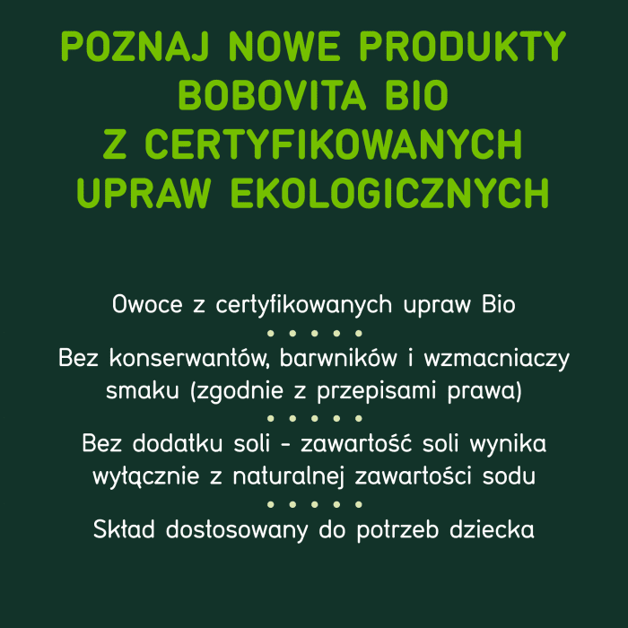 BOBOVITA Bio Jabłko, brzoskwinia, pigwa, 3x80g KD
